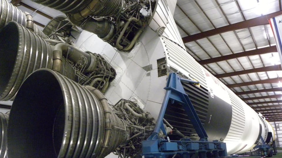 Raketa Saturn v americkém Houstonu